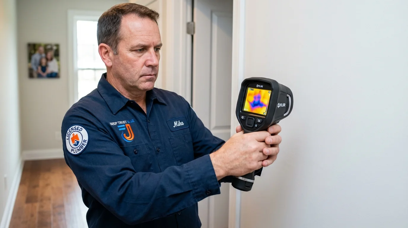 Thermal imaging leak detection by Johns Plumbing LLC in Eden